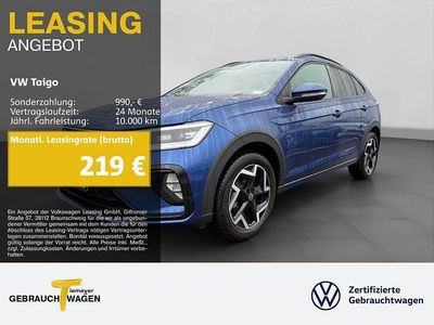 Blau Gebraucht 2025 VW Taigo R-line SUV | 27.950 € (Fairer Preis)