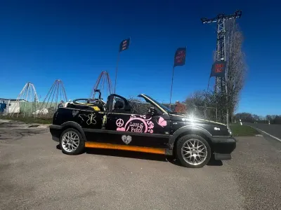 Gebraucht VW Golf Cabriolet Edition 90 PS (66 kW) 1998 Schwarz Cabrio