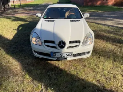 Gebraucht Mercedes SLK350 305 PS (224 kW) 2008 Weiß Cabrio