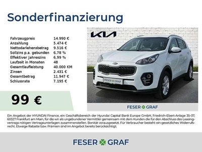 Gebraucht Kia Sportage Vision 132 PS (97 kW) 2018 Carraraweiß SUV