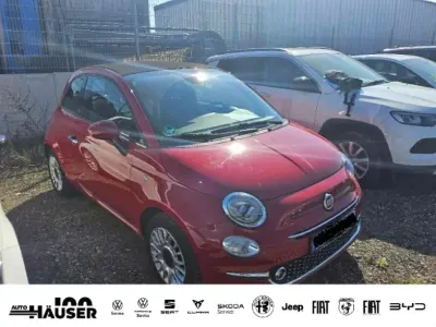 Usata Fiat 500C 69 CV (50 kW) 2022 Rosso Cabrio