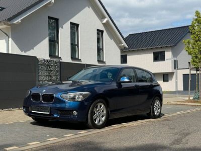 gebraucht BMW 116 F20 i Klima PDC ALU Tiefseeblau Metallic