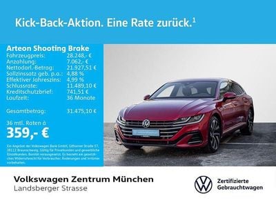 Second-hand VW Arteon R-line 190 CP (139 kW) 2022 Roșu Berlinǎ