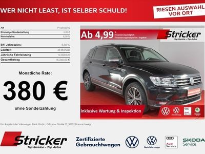 gebraucht VW Tiguan Allspace Comfortline °°Comfortline 1.5 TSI 380,-ohne Anzahlung Navi Sitzheizung