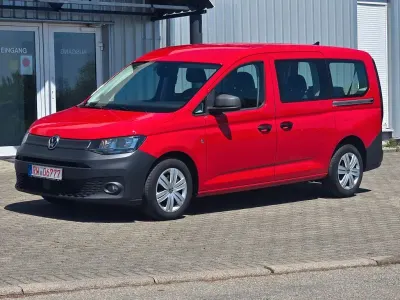 Gebraucht VW Caddy Maxi 122 PS (89 kW) 2021 Rot Van / Kleinbus