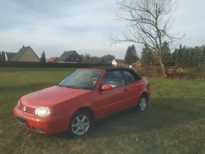Gebraucht VW Golf Conceptline 101 PS (74 kW) 1999 Orange Cabrio