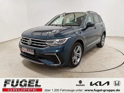 Second-hand VW Tiguan R-line 245 CP (180 kW) 2021 Albastru SUV
