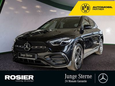 Schwarz / kosmosschwarz (metallic) Gebraucht 2024 Mercedes GLA250 AMG SUV | 44.875 € (Fairer Preis)