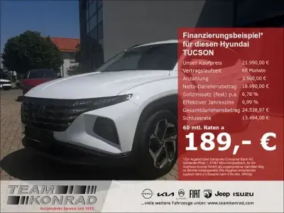 Gebraucht Hyundai Tucson Select 179 PS (131 kW) 2021 Weiß SUV
