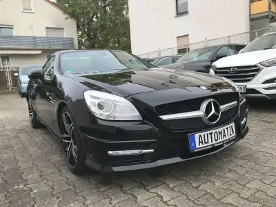 Brugt Mercedes SLK200 AMG line 184 HK (135 kW) 2011 Sort Cabriolet