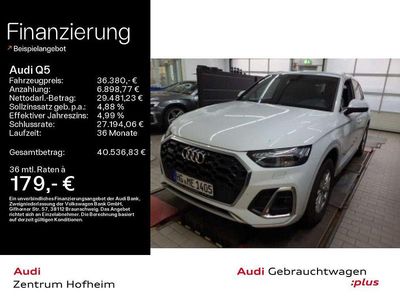 Gebraucht Audi Q5 S-Line 204 PS (150 kW) 2022 Gletscherweiß metallic SUV