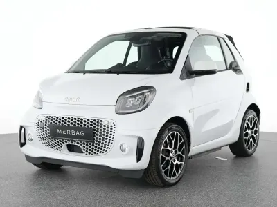 Gebraucht Smart ForTwo Electric Drive Exclusive 60 kW (82 PS) 2021 Weiß Cabrio