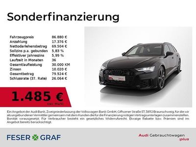 Mythosschwarz metallic Gebraucht 2025 Audi S6 Ambiente Kombi | 86.880 €
