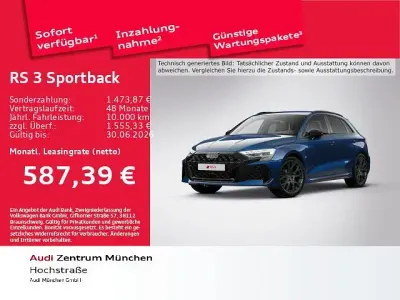 Neu Audi RS3 Sport 400 PS (294 kW) 2025 Blau Limousine