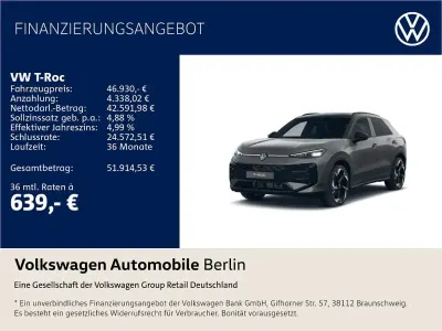 Nuova VW T-Roc R-line 150 CV (110 kW) 2026 Grigio SUV