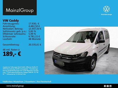 Gebraucht VW Caddy Basis 102 PS (75 kW) 2020 Weiß Van / Kleinbus
