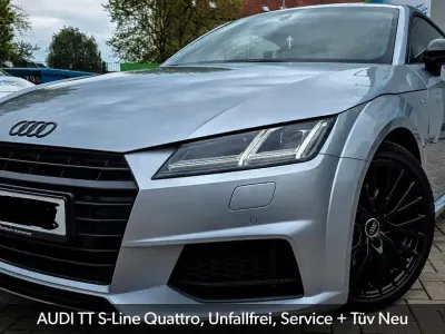 Używany Audi TT S-Line 184 KM (135 kW) 2018 Srebrny Coupe