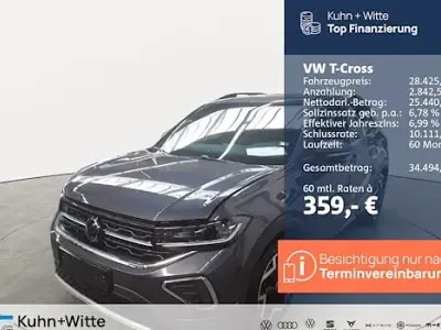 Brugt VW T-Cross R-line 150 HK (110 kW) 2025 Grå SUV