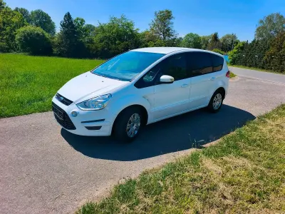Gebraucht Ford S-MAX S 145 PS (106 kW) 2012 Weiß Van / Kleinbus