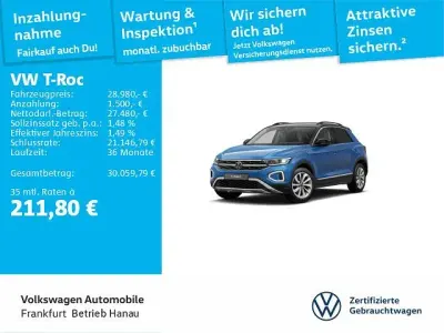 Gebraucht VW T-Roc Style 150 PS (110 kW) 2024 Blau SUV