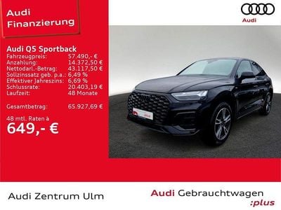 Gebraucht Audi Q5 Sportback S-Line 286 PS (210 kW) 2025 Schwarz SUV