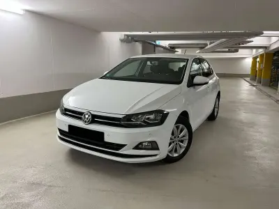 Käytetty VW Polo Highline 95 HP (69 kW) 2019 Valkoinen Viistoperä