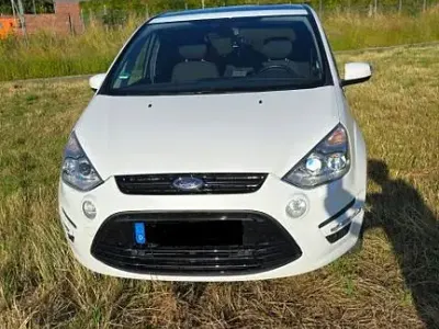 Gebraucht Ford S-MAX Titanium 163 PS (119 kW) 2015 Weiß Van / Kleinbus