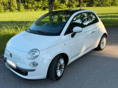 Używany Fiat 500 Lounge 69 KM (50 kW) 2014 Biały Hatchback