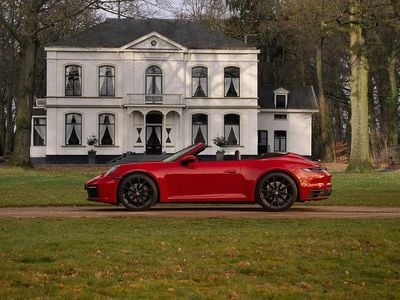 Brugt Porsche 911 Carrera Cabriolet 385 HK (283 kW) 2021 Rød Cabriolet
