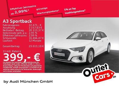 Gebraucht Audi A3 Advanced 204 PS (150 kW) 2022 Ibisweiß Limousine