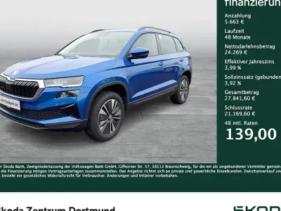 Używany Skoda Karoq Tour 150 KM (110 kW) 2025 Niebieski SUV