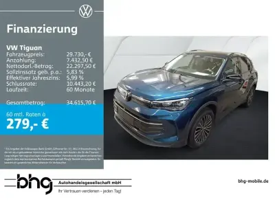 Gebraucht VW Tiguan Life 131 PS (96 kW) 2025 Blau SUV