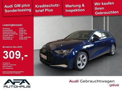 Usata Audi A3 Advanced 150 CV (110 kW) 2025 Blu Berlina
