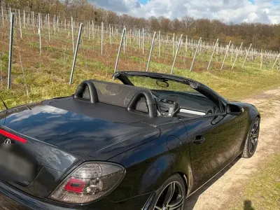 Gebraucht Mercedes SLK200 163 PS (119 kW) 2007 Schwarz Cabrio