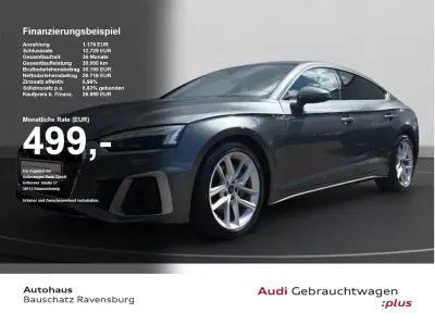 Gebraucht Audi A5 Sportback S-Line 204 PS (150 kW) 2022 Grau Kleinwagen