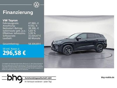 Brugt VW Tayron R-line 193 HK (141 kW) 2025 Sort SUV