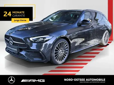 Gebraucht Mercedes C220 Night 197 PS (144 kW) 2025 Metalliclack graphitgrau Kombi
