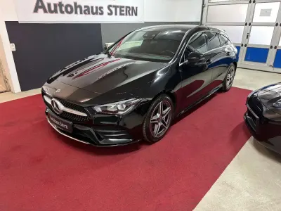 Gebraucht Mercedes CLA200 AMG line 150 PS (110 kW) 2020 Schwarz Coupé