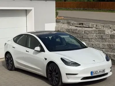 Gebraucht Tesla Model 3 Performance 377 kW (513 PS) 2021 Weiß Limousine