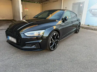 Gebraucht Audi A5 Sportback S-Line 190 PS (139 kW) 2018 Schwarz Kleinwagen