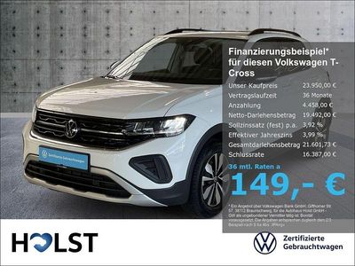 Gebraucht VW T-Cross Goal 116 PS (85 kW) 2025 Weiß SUV