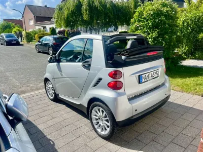 Gebraucht Smart ForTwo Cabrio Passion 71 PS (52 kW) 2010 Silber Cabrio