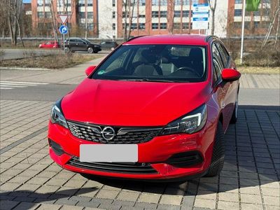 Gebraucht Opel Astra Edition 122 PS (89 kW) 2020 Rot Kombi