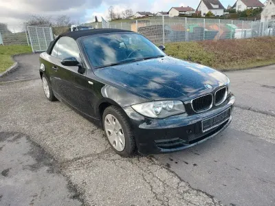 Brugt BMW 118 Cabriolet Advantage 143 HK (105 kW) 2008 Sort Cabriolet