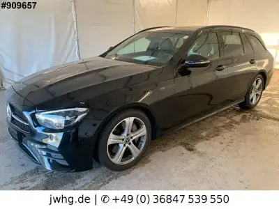 Brugt Mercedes E220 AMG line 194 HK (142 kW) 2021 Sort Sedan