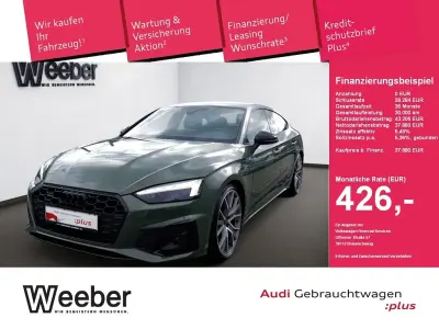 Gebraucht Audi A5 Sportback S-Line 286 PS (210 kW) 2022 Distriktgrün metallic Kleinwagen