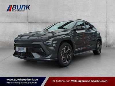 Gebraucht Hyundai Kona N Line 141 PS (103 kW) 2024 Abyss black / mic SUV