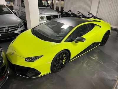 Gebraucht Lamborghini Huracán 639 PS (469 kW) 2021 "verde shock" hellgrün matt Coupé