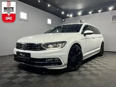 Usata VW Passat R-line 150 CV (110 kW) 2019 Bianco Station wagon