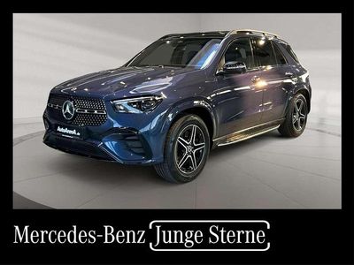 Second-hand Mercedes GLE450 AMG Active 367 CP (269 kW) 2024 Albastru SUV